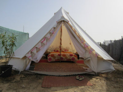 glamping tent