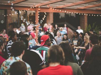 Students partying