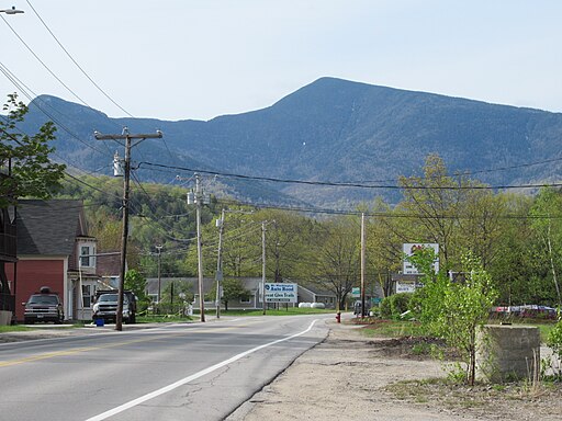 A view of mountains and nature in North Carter, New Hampshire